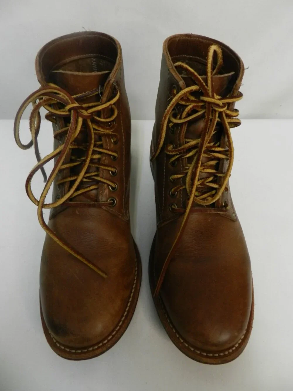 Oak Street Boot Makers Trench Size 7.5 M Leather Handmade ankle boots brown Men